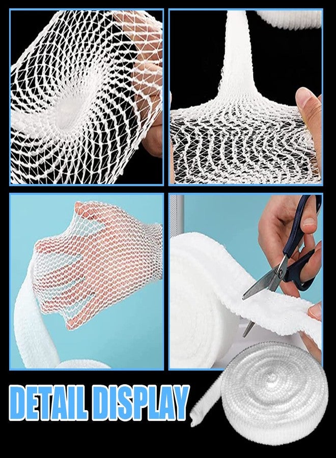 LINXIU Tubular Bandage Elastic Net Wound Dressing Retainer Stretch Elastic Gauze Bandages for Adults Small Wrist Forearm Elbow Kids Leg (0.98 Inch x 7.65 Yard) - Image 3